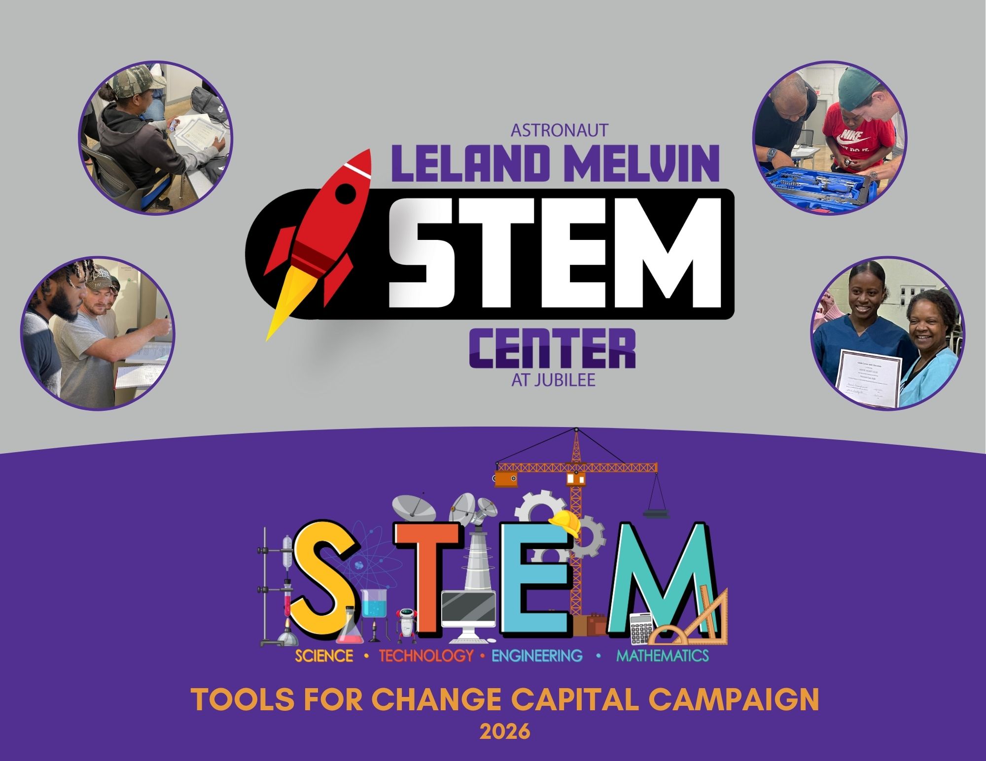 2026 Promo Graphic - STEM Tools for Change Capital Campaign