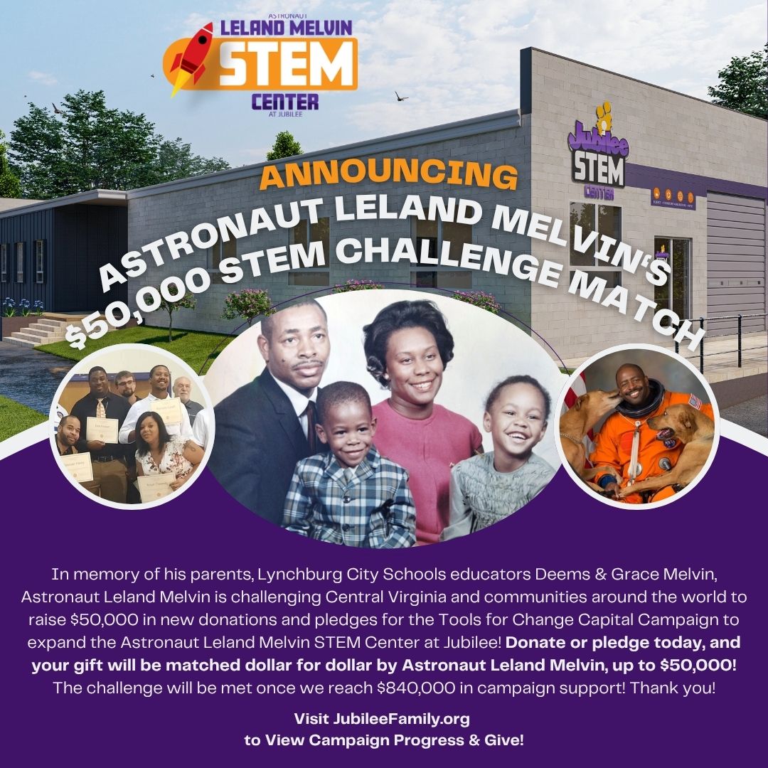 WebsiteJubilee - Update Melvin $50,000 Match Announcement