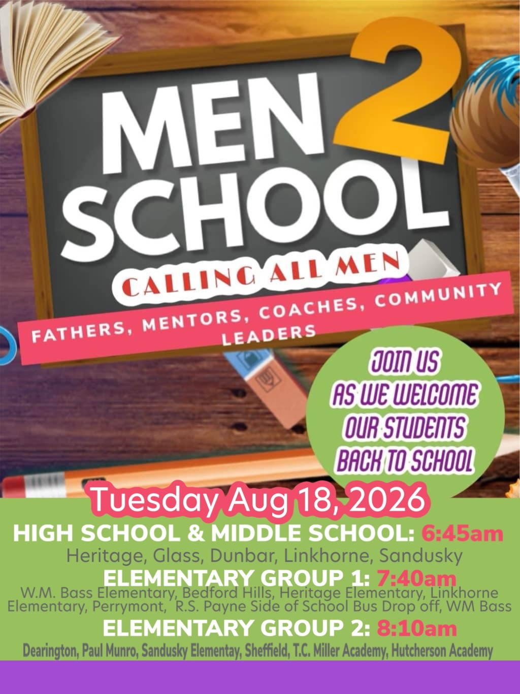 Men2School Fall